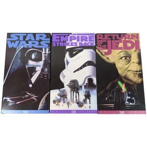 Star Wars Trilogy VHS Box Set (1995) - Unaltered Original Theatrical Cut - THX